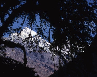 Langtang - 5x7 print in 8x10 mat, fine art photograph, mountain photography, nepal photography