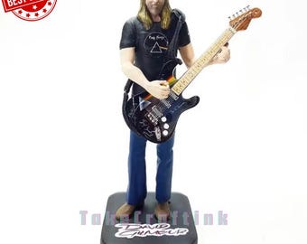 Best Seller David Gilmour Pink Floyd Young Action Figure – Rock Legend Collectible Statue 7”