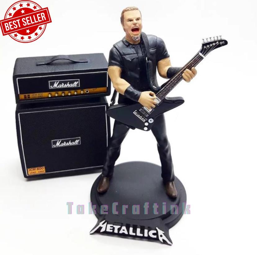 llica Harvest James Hetfield フィギュア James Hetfield Metallica Harvesters of Sorrow Figure 2001