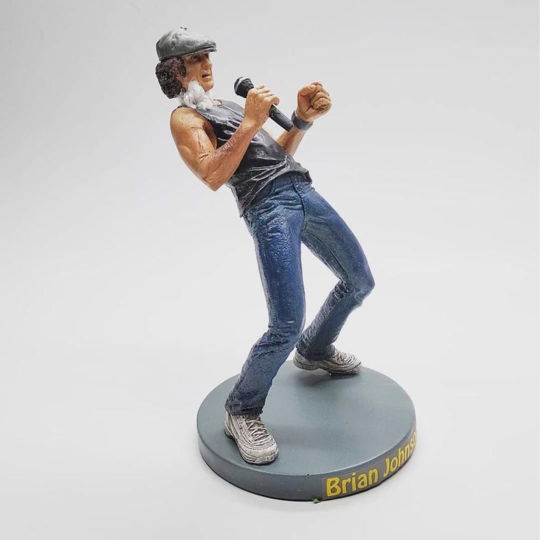 Action Figure Voaclist Brian Johnson ACDC | Musician Collectible 1:12 ...