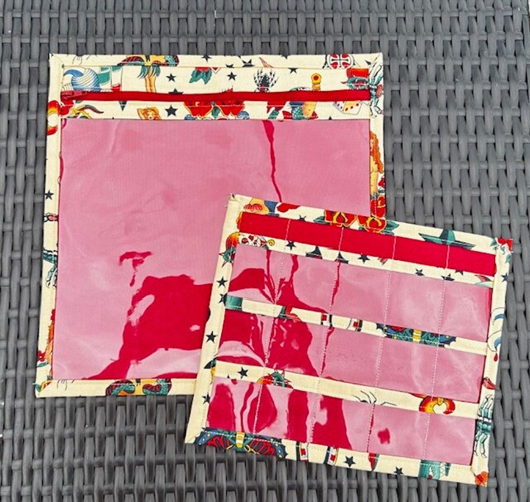 Cross Stitch Project Bag - 11'x11' Project Bag - Floss Holder - Project ...