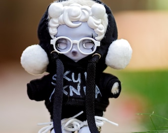 OOAK Custom Hype Panda The Stylist Inspired Skullpanda Plush Pendant