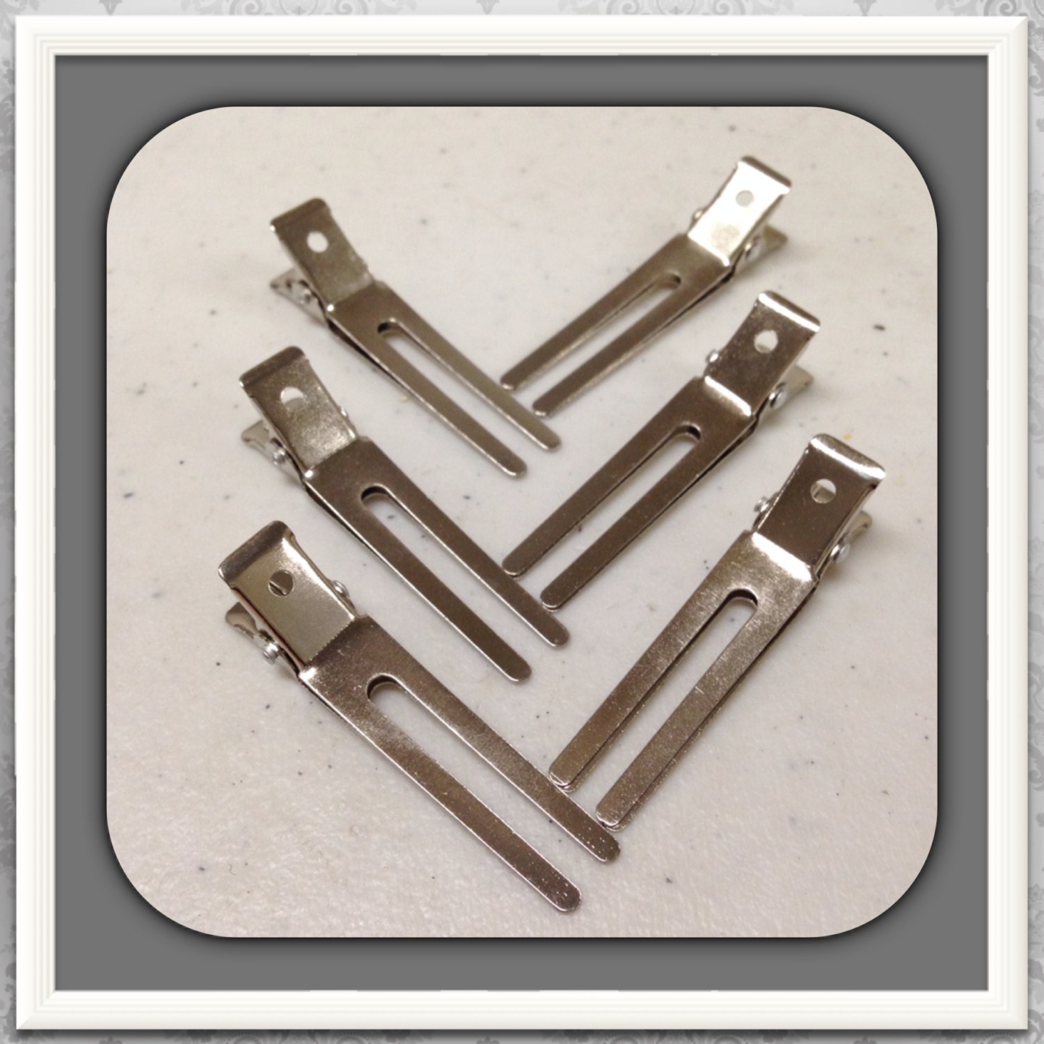 Double Prong Clips 20 Pcs Great 4 Hairbows No Slip Clippies N Etsy