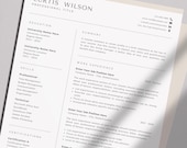 Google Docs Resume Template | Professional Modern Design | Instant Download