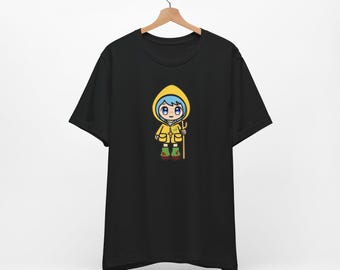 Luce Unisex Tee, Catholic Religious Shirt, Jubilee Mascot 2025 Japan, Christmas Gift for Anime Fan