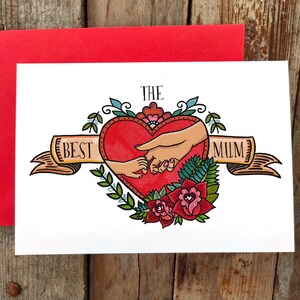 Cartão personalizado para o Dia das Mães | A Melhor Mãe, Mãe | Cartão de Saudação para Mãe e Filha | Cartão Legal para Mãe