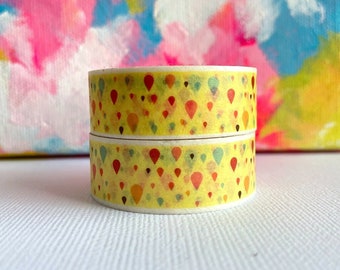 Rainbow Gumdrops Washi Tape - 1.5cm x 10m, Flower Decorative Tape