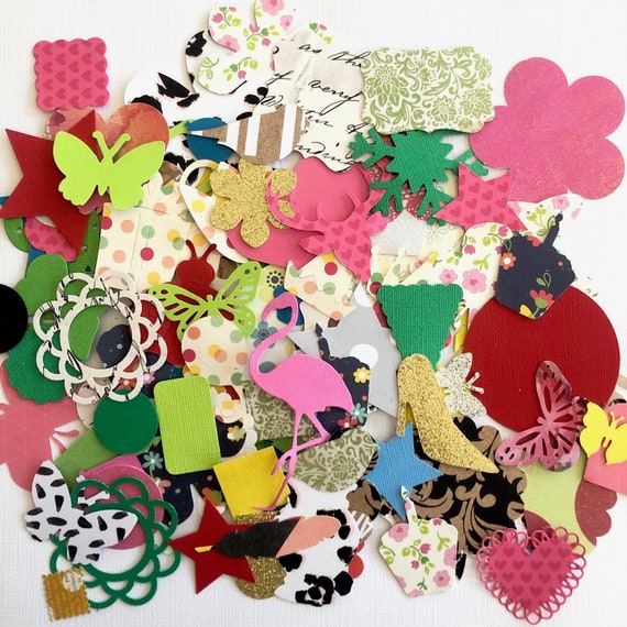 Paper Shapes Confetti Assorted Bag of Paper Die Cuts, Kids Craft