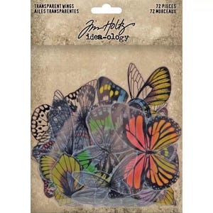 Tim Holtz Idea-Ology transparante acetaatvleugels (72 stuks)
