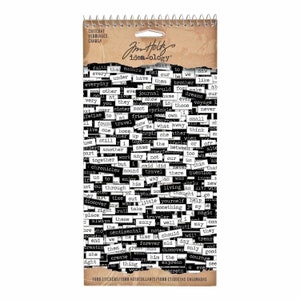 Tim Holtz Ideologie ChitChat Wort Aufkleber, Planer, Journal, scrapbooking Handwerk