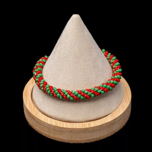 Orula (Isese) 8 strand Kumihimo beaded Ilde / Pulsera Santeria Ifa