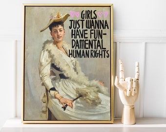 Vintage Altered Portrait, Digital Download Art, Art Printable Wall Art, Printable, Antique Oil Painting, Downloadable Prints