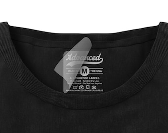 120 Screen-Printed Tag-less Neck Labels