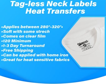 Screen-Printed Tag-less Neck Labels