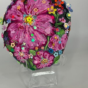 Bloom Bright - Painted Rock
