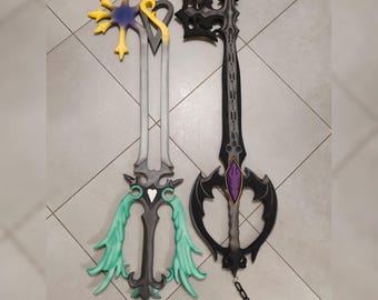 Keyblade Oblivion i Oathkeeper Kingdom Hearts