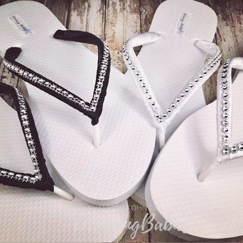 bling flip flops for wedding