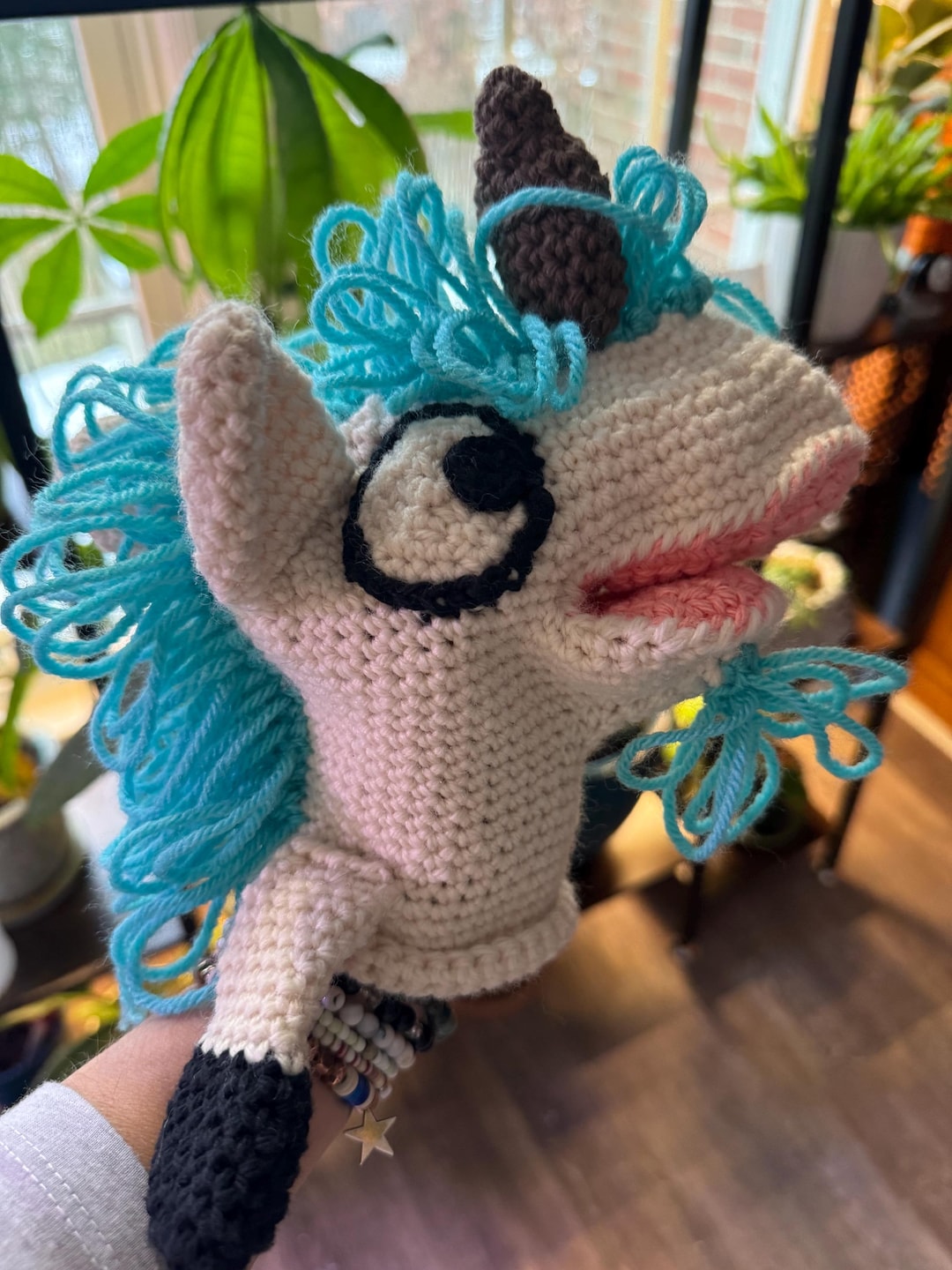 Unihorse Puppet - Crochet Handmade From Bluey - Etsy