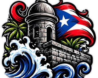 Puerto Rico El Morro San Juan Png Thirts (SIN FONDO)