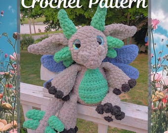 Patrón PDF de crochet de Odón la libélula