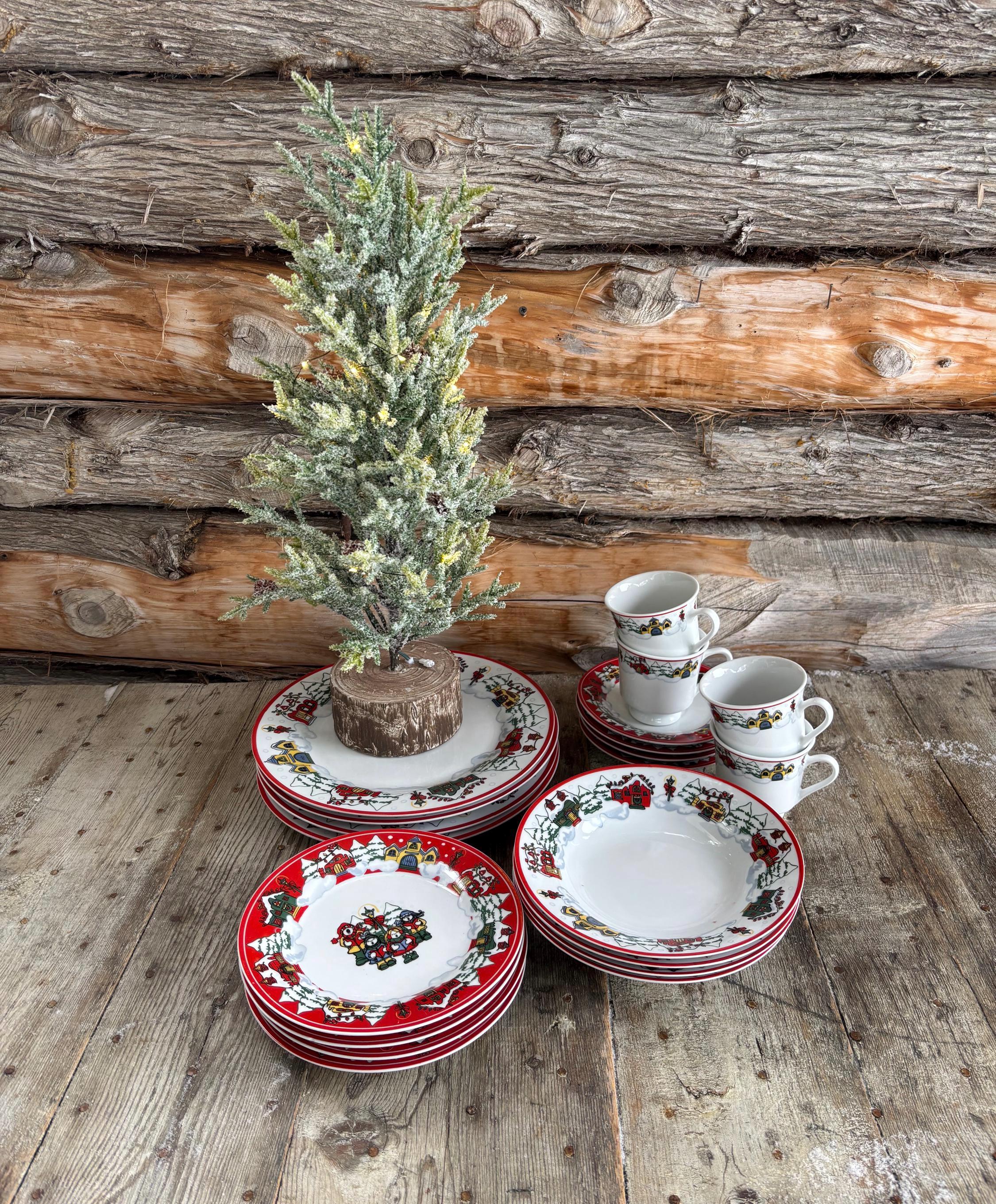 Royal Heritage Collection Holiday Joy Christmas Snowy Village