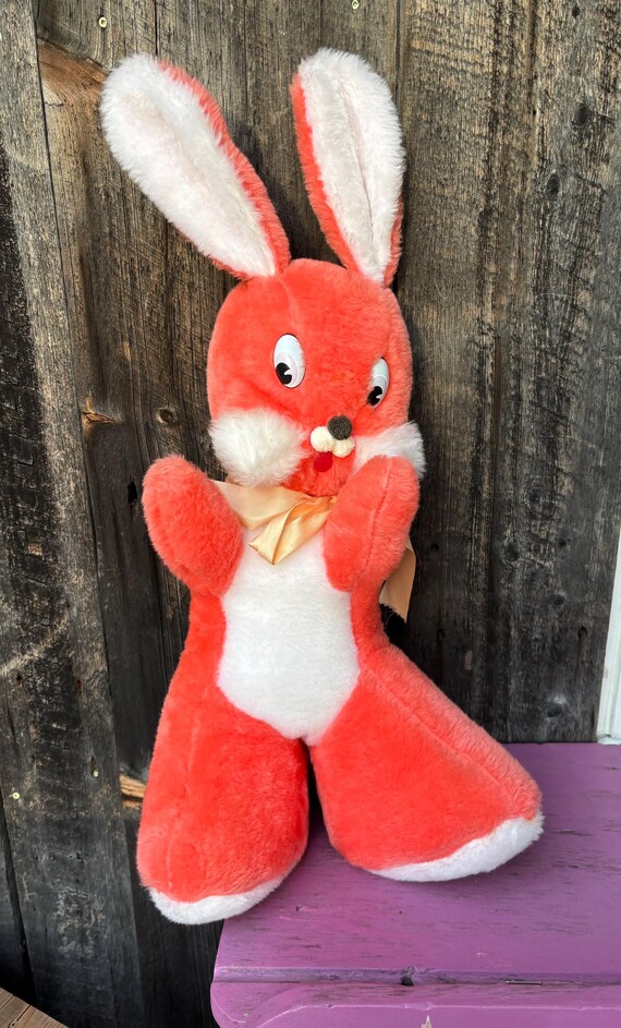 Red stuffed bunny discount