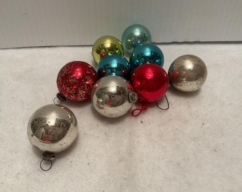 ヴィンテージガラスクリスマスオーナメント/ミッドセンチュリー