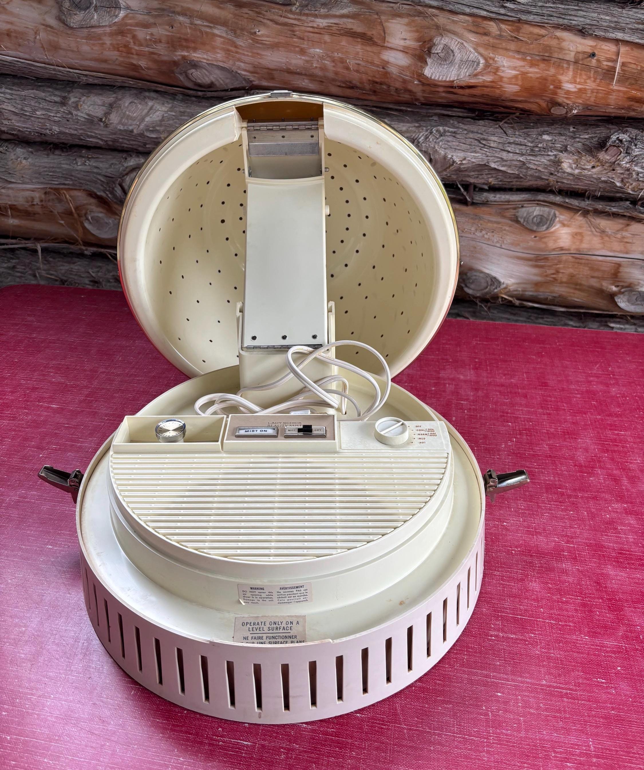 Vintage 60s Lady Schick Beauty Mist Portable Hair Dryer - Model