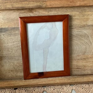 Reprodução de cartão postal de 1905 Auguste Rodin. Vintage Art Nu Art Feminist. Coloque em uma moldura de madeira. Decore sua casa.