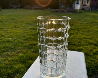 Borgonovo &quot;Cleo&quot; Vase Italy Heavy Modernist MCM Italian Art Glass.