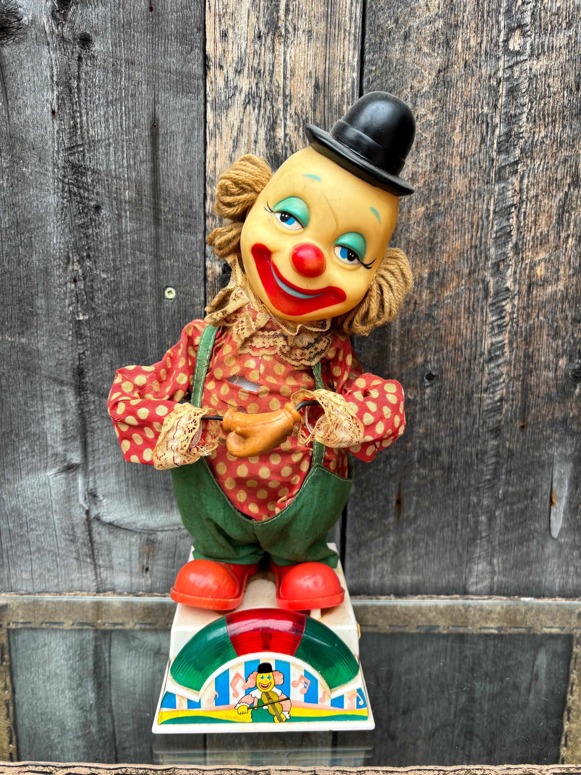 Vintage Fu-shin-toys Mr Bob the Violinist Animated Lights Dancer