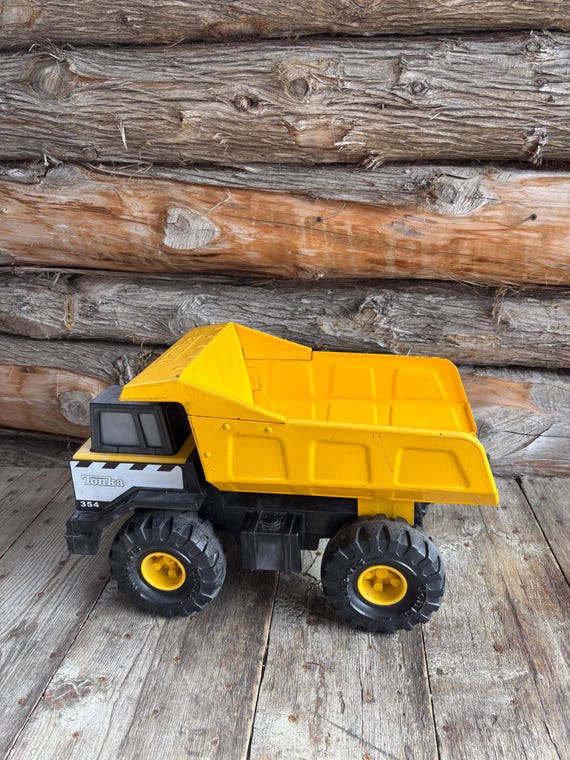 Vintage Tonka Yellow Mighty Dumper Truck 90' - Etsy
