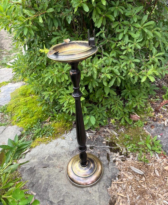 英国 小物入 真鍮 ガーデニング アッシュトレイスタンド 英国 小物入 真鍮 ガーデニング アッシュトレイスタンド 英国 小物入