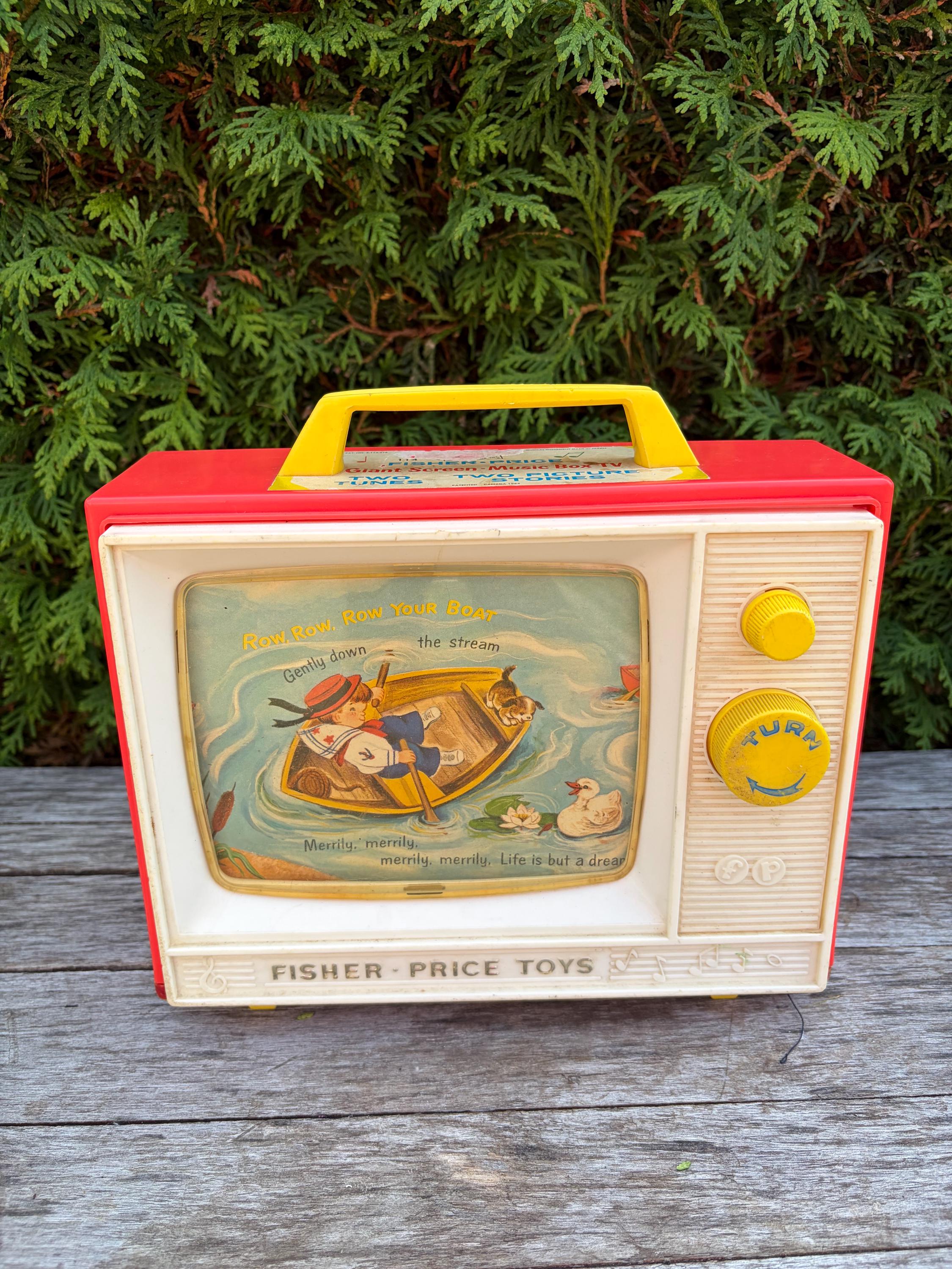 Vintage Fisher Price Music Box Tv - Etsy Canada