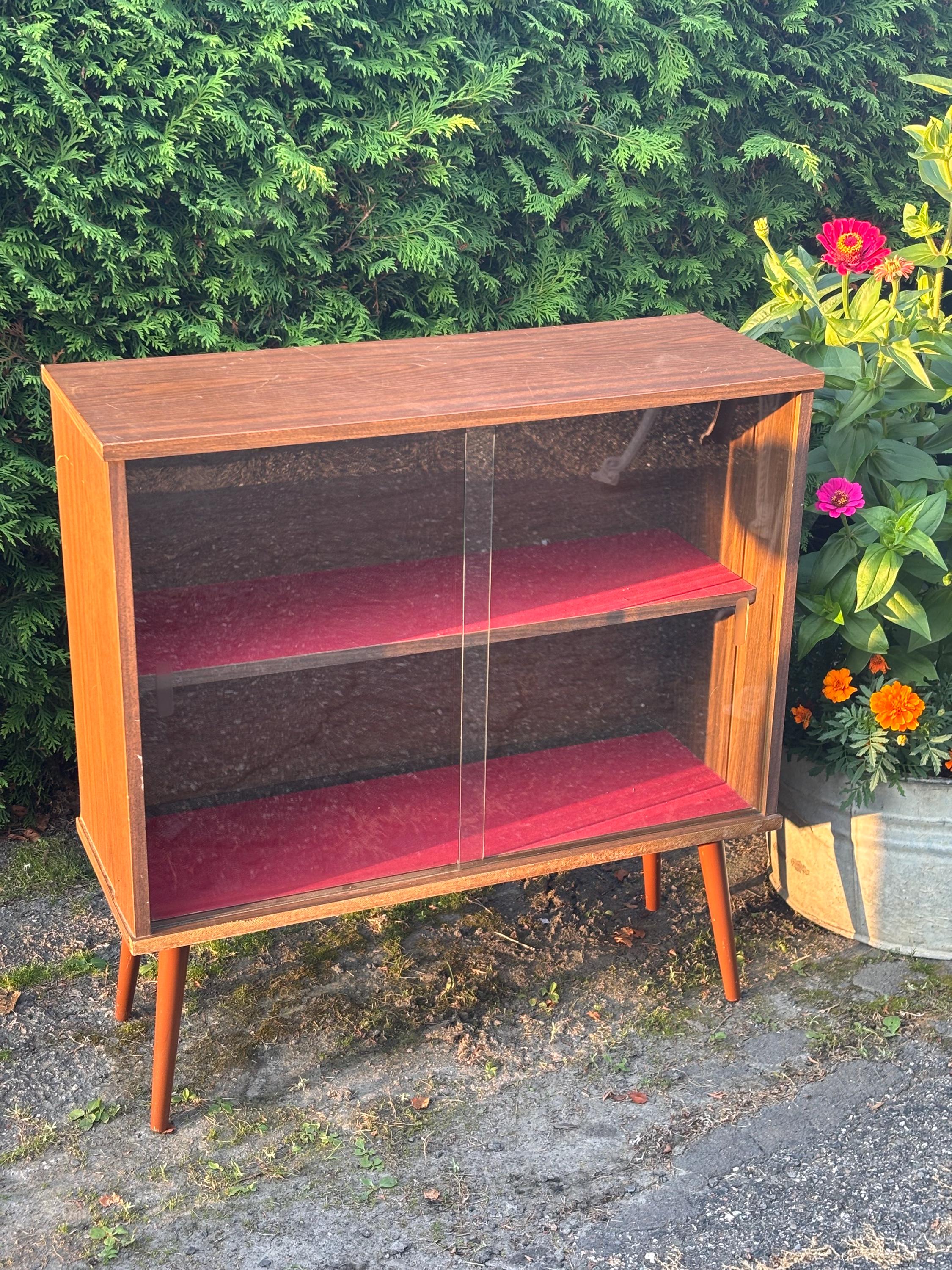 1970's ミッドセンチュリーモダン　ウッドショーケース　木製　ウォールラック 1970´s ミッドセンチュリーモダン ウッドショーケース 木製 ウォール