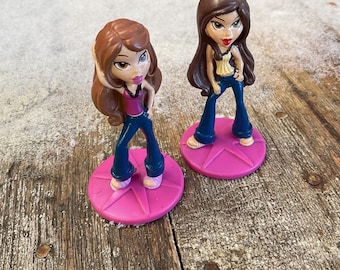 Poupée Bratz vintage, figurines en PVC, décorations de gâteaux, produits artisanaux de boulangerie MGA.