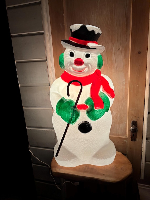 Alessi Snow Cube GJ02 – Bonhomme De Neige Cubique Verre Soufflé Noël Design Vintage