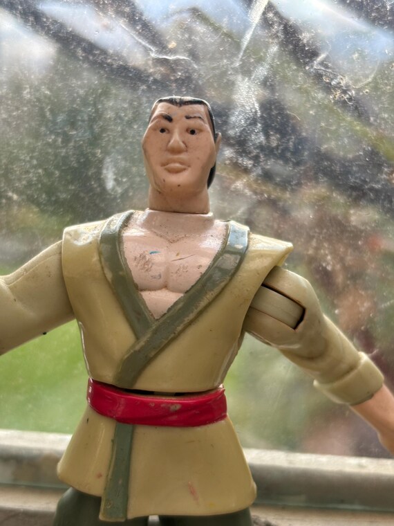 LI SHANG Soldier Disney Mulan 4.5” Action Figurine Plastic Toy