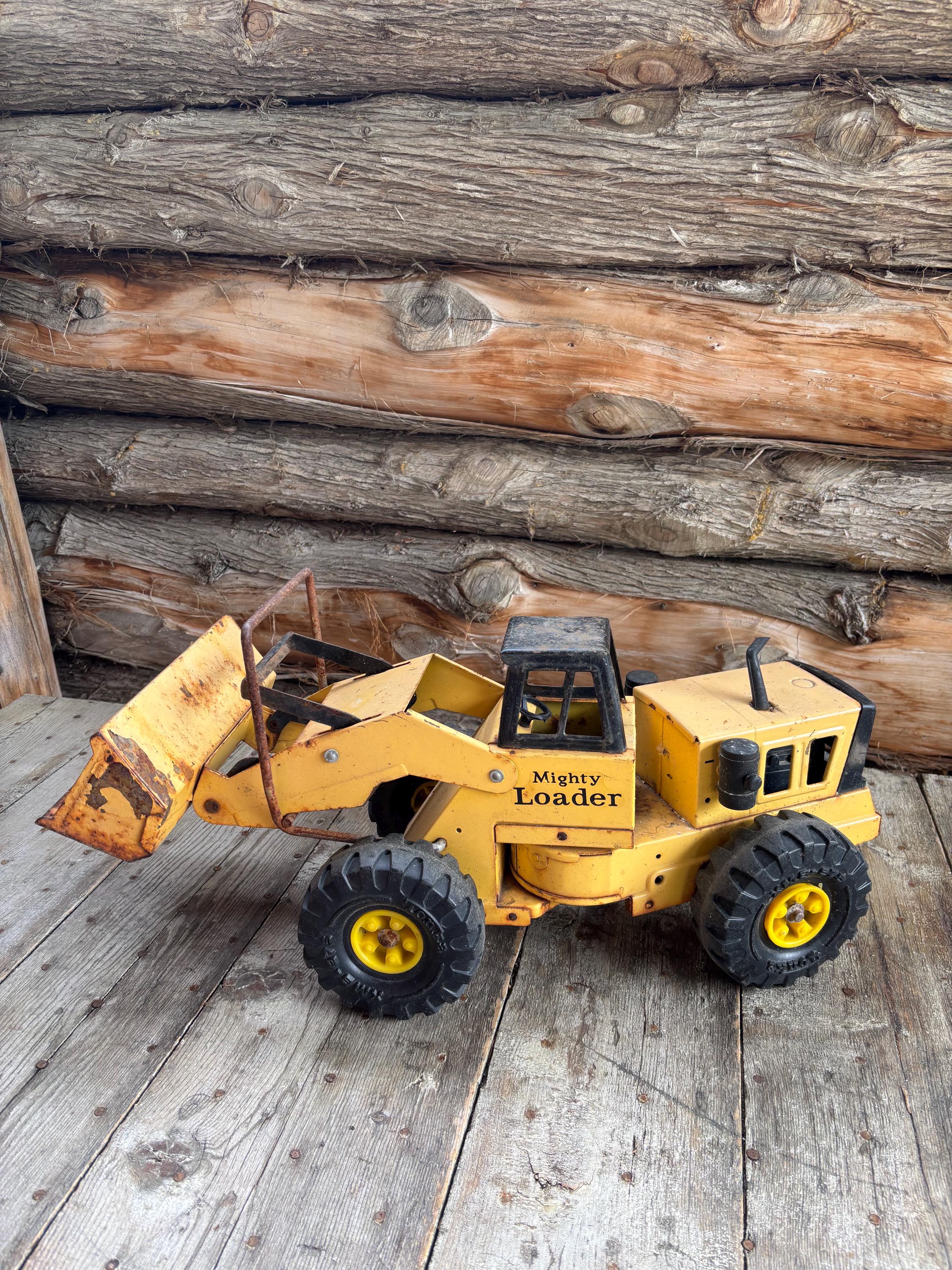 Vintage 1970-75 Tonka Toys Pressed Steel Yellow Mighty Loader - Etsy