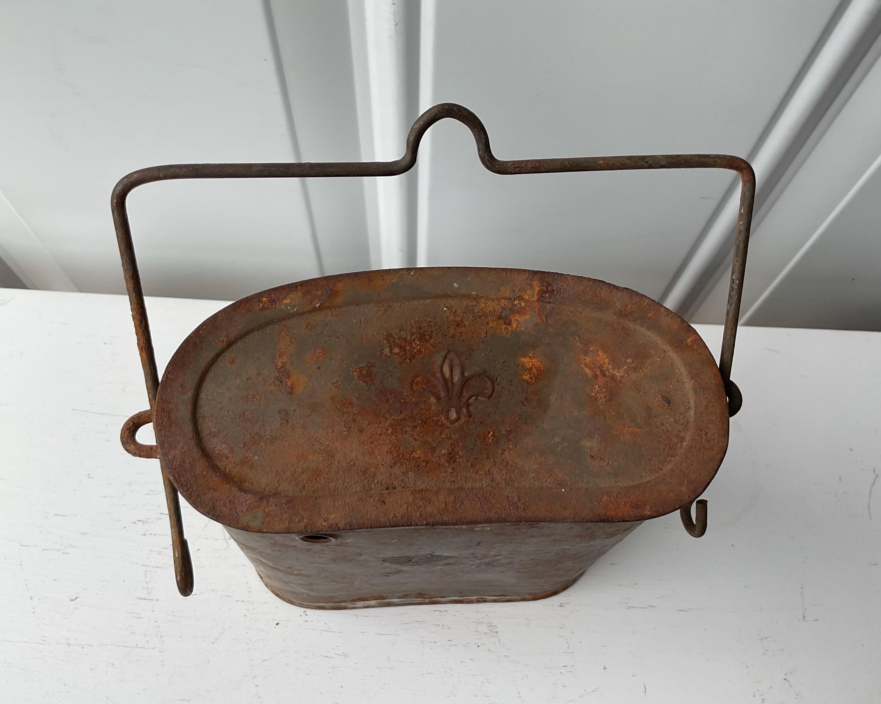 PENTOLE ESERCITO FRANCESE 2 PEZZI FRANCIA. STOVIGLIE ESERCITO - Foto 2