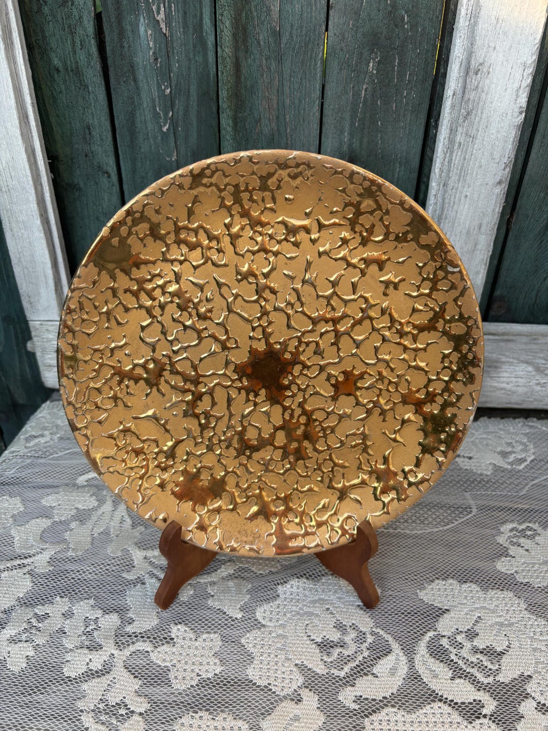 Weeping bright gold 22k 10 plate etsy