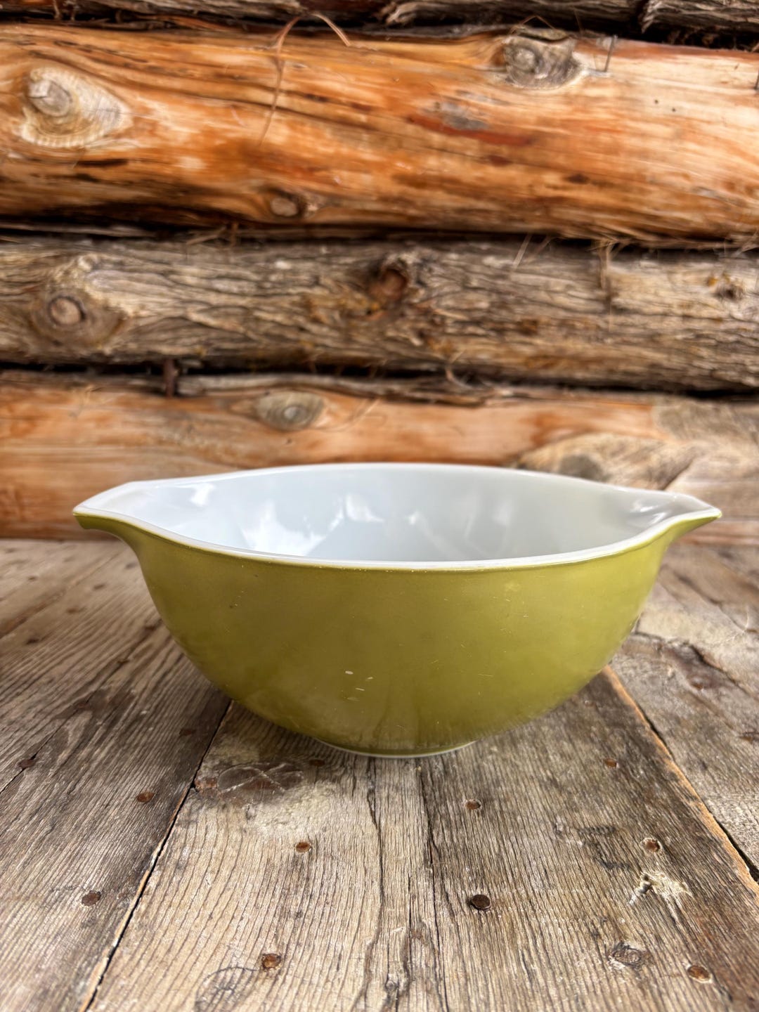 Vintage Pyrex Avocado Cinderella Bowl: 2 1/2 Quart Mixing Bowl #443. - Etsy