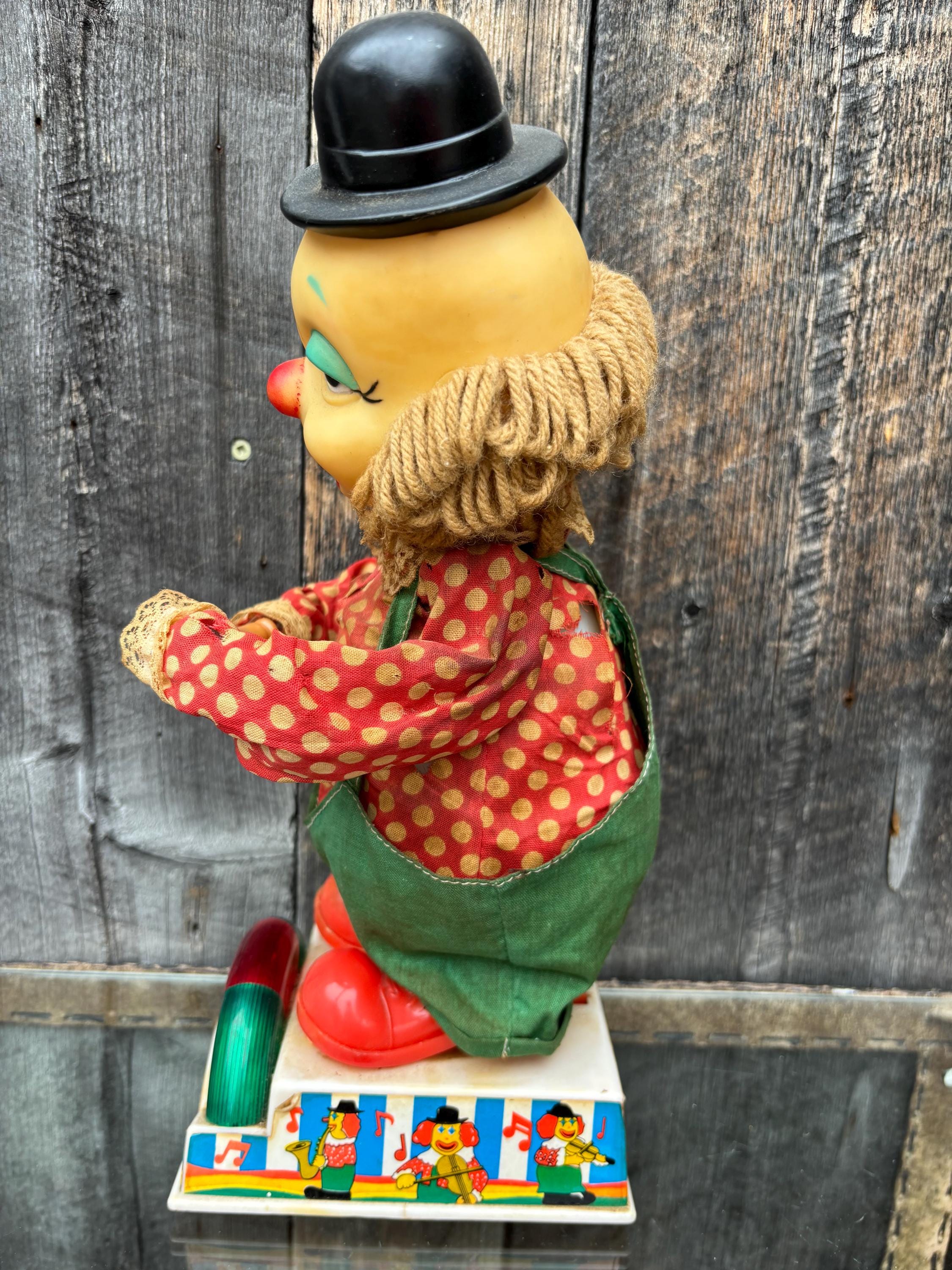 アートトイ Deconstructed Bob The Clown Vintage Fu-shin-toys Mr Bob the Violinist Animated Lights Dancer