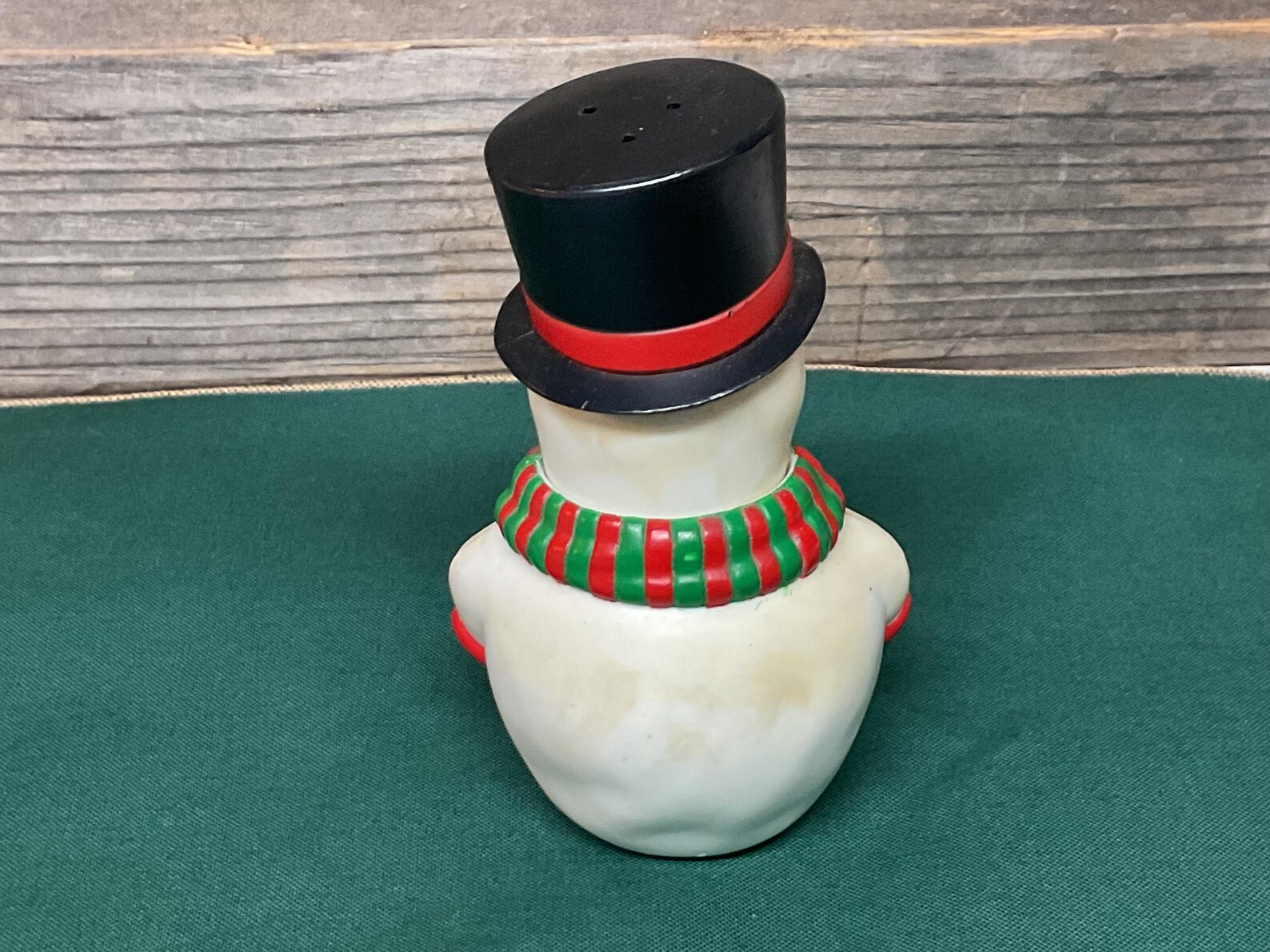 Avon Rising Snowman Vintage Avon Frosty the Snowman Salt and Pepper Shakers - Head and Body ...