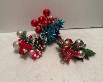 CHOOSE…. Vintage Christmas Corsage 1950/60s Tawain.