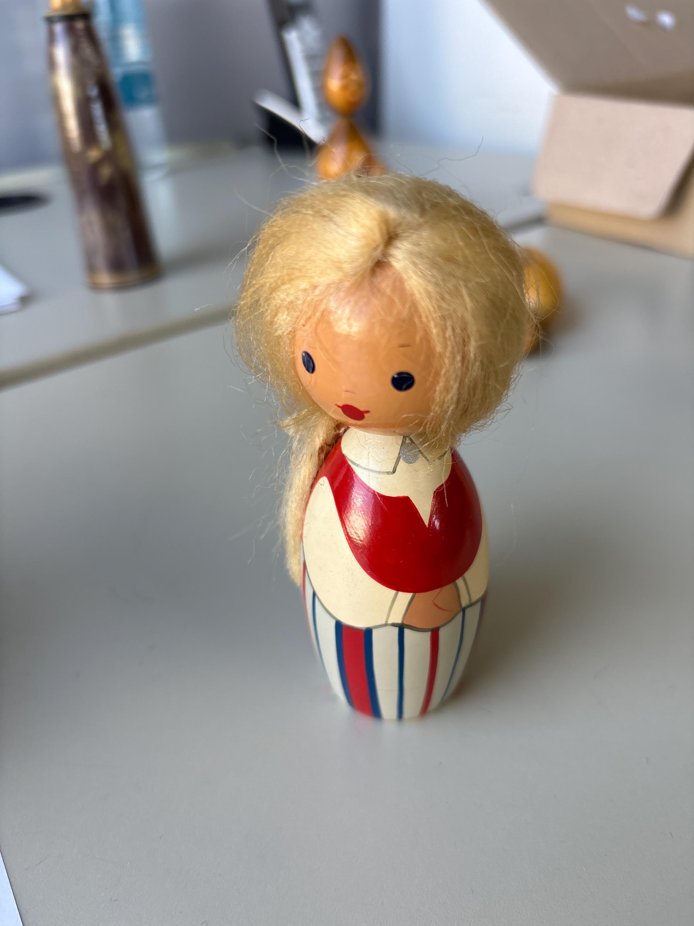 ビンテージ サルボ ソ連 エストニア 木製 民芸品 手描き人形。 - Etsy 日本