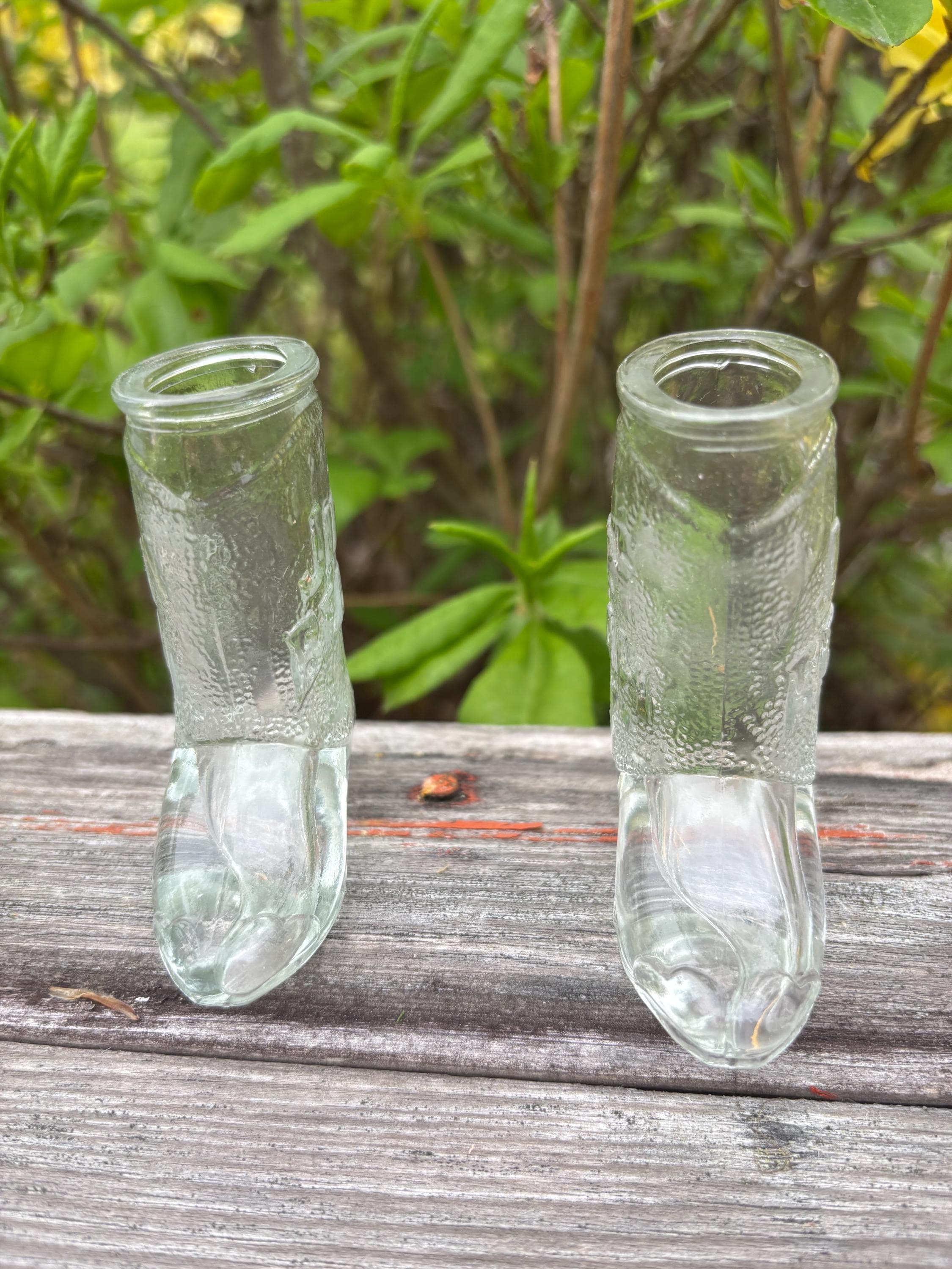 JIM BEAM BOOT Shot Glass Pair - 3
