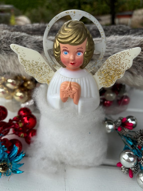 ドイツ クリスマスマーケット 天使のオーナメント 80年代 ヴィンテージ ドイツ クリスマスマーケット 天使のオーナメント 80年代