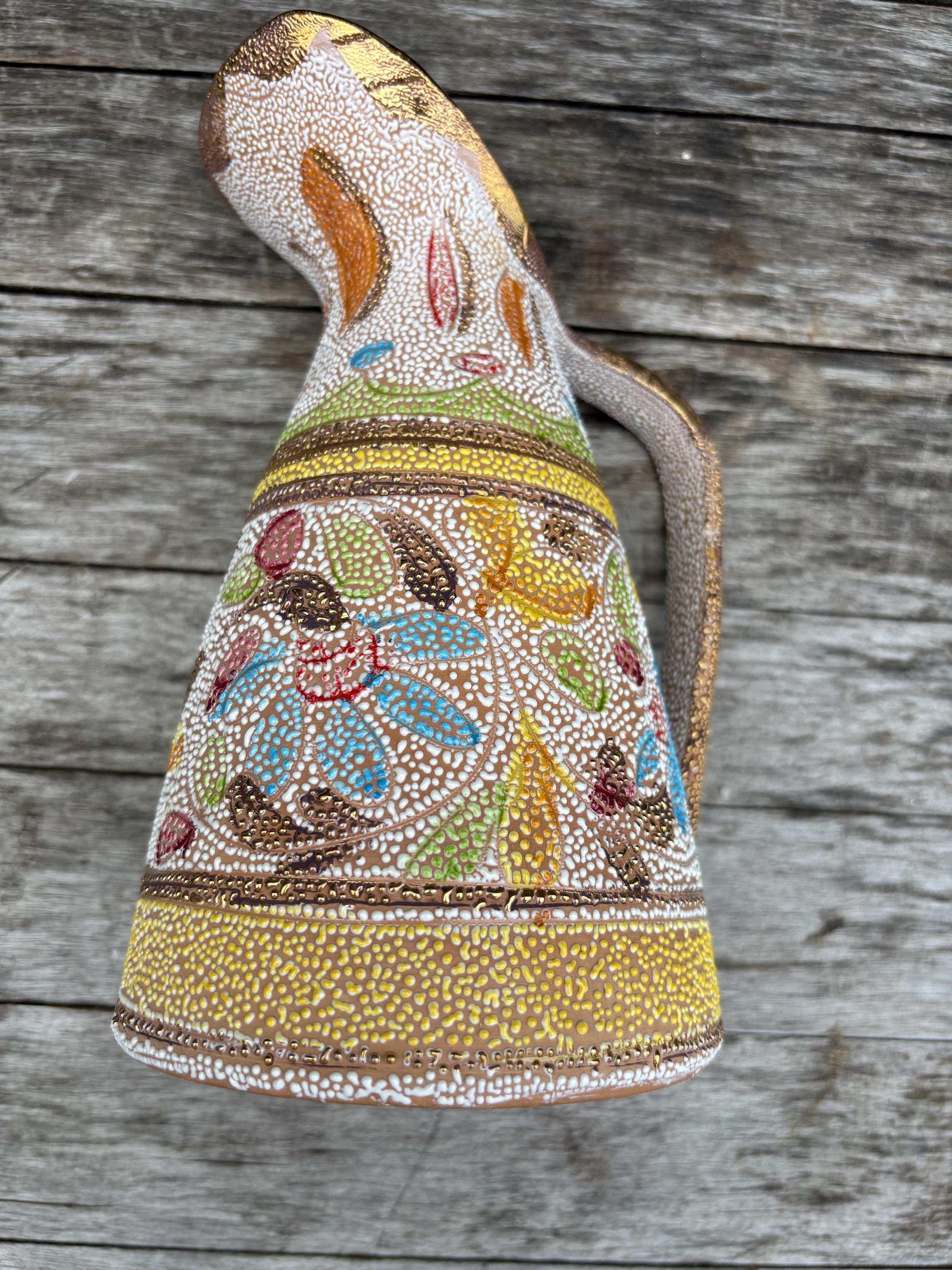 ミッドセンチュリーのピッチャー。イタリア、Fratelli Fanciullacci 社