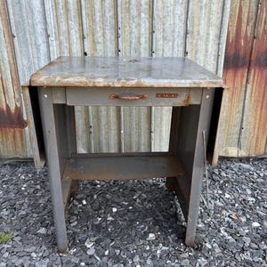 Vintage metal folding table - Etsy 日本
